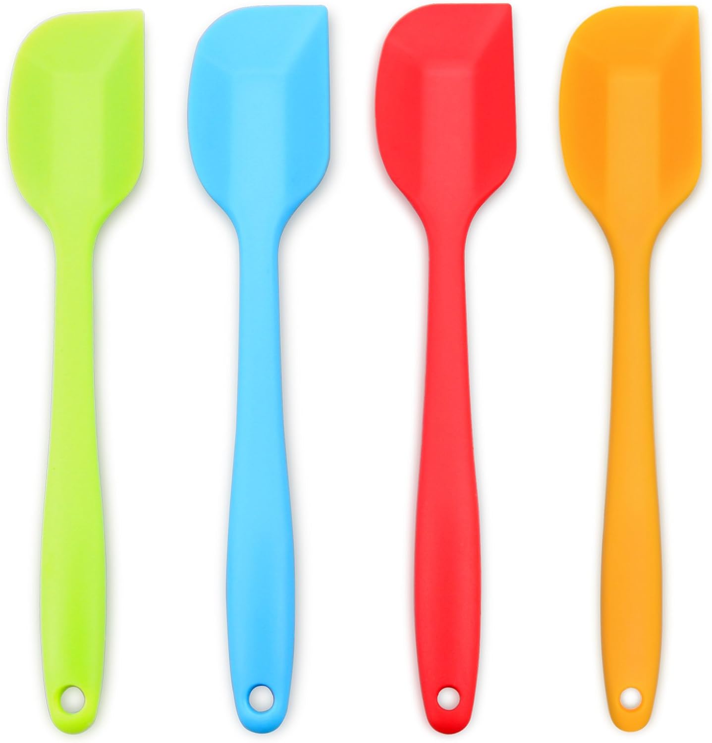 Silicone Spatula, Heat-Resistant Spatulas, Non-stick Rubber Spatulas with Stainless Steel Core -4-piece Set Silicone Spatula, Heat-Resistant Spatulas, Non-stick Rubber Spatulas with Stainless Steel Core -4-piece Set